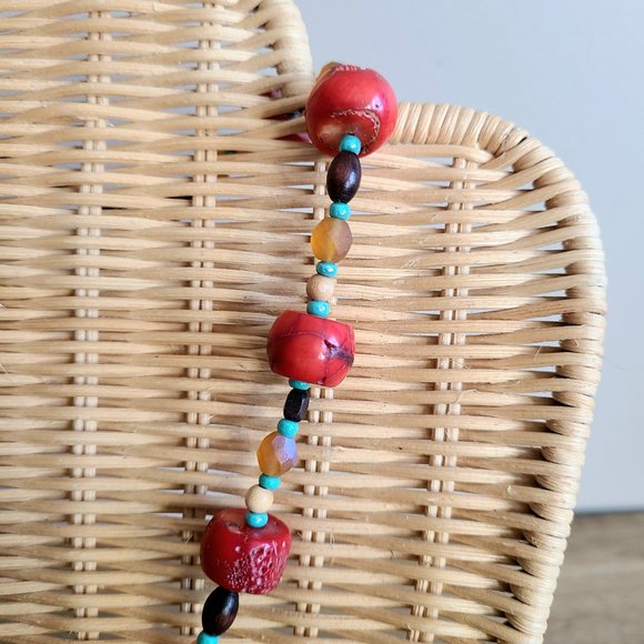 Red coral necklace - Picture 3 of 6